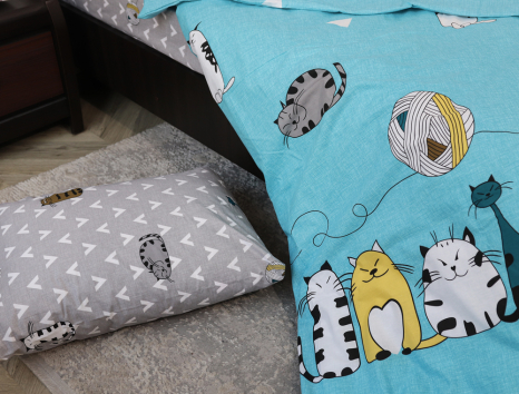 Дитячий комплект з Бязі "Gold" №61833 Черешенка™