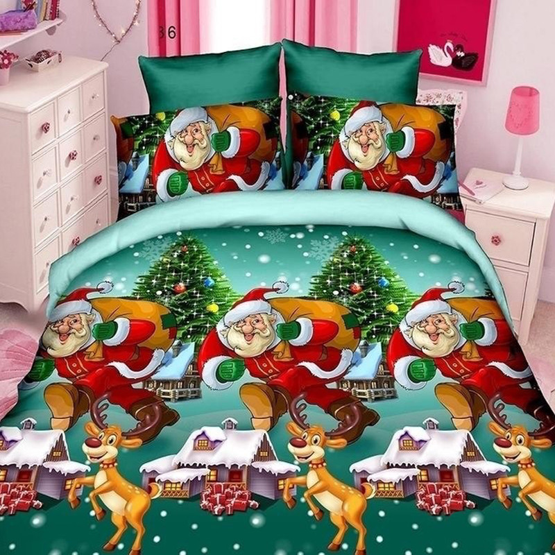 Двоспальний набір постільної білизни 180*220 із Бязі "Gold" №153472 Черешенка™