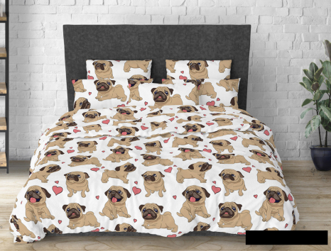 Ткань для постельного белья Бязь "Gold" Lux GL513300white