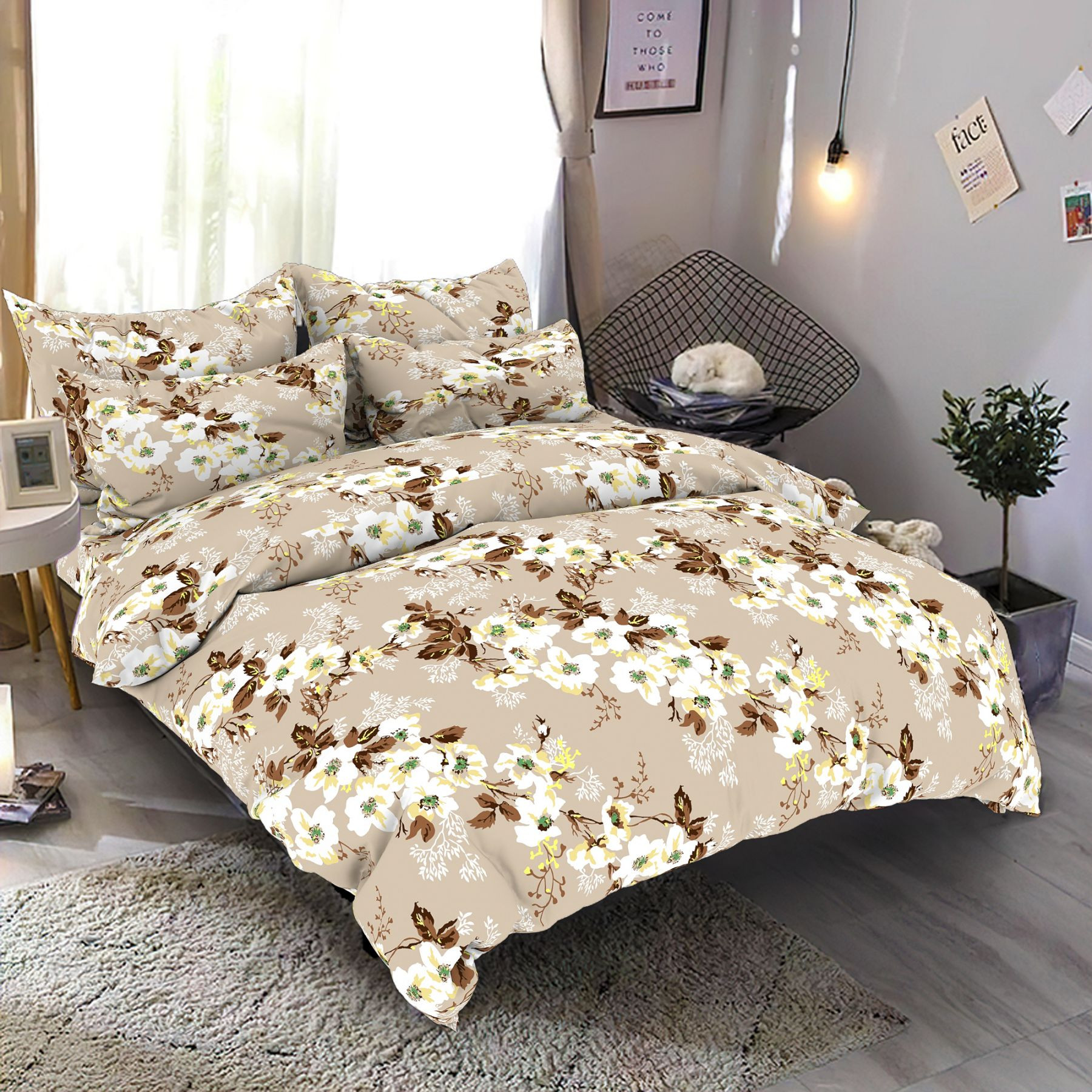 Тканина для постільної білизни Бязь "Gold" Lux GL7266