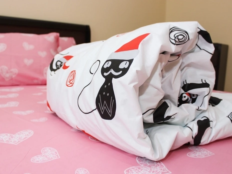 Двоспальний набір постільної білизни 180*220 із Бязі "Gold" №151657AB Черешенка™