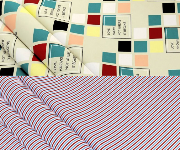 Ткань для постельного белья Бязь "Gold" Lux GL7669 (A+B) - (50м+50м)