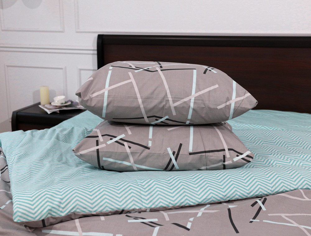 Полуторный набор постельного белья 150*220 из Бязи "Gold" №154061AB Черешенка™