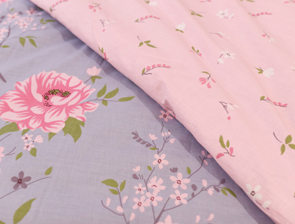 Евро макси набор постельного белья 200*220 из Бязи "Gold" №153120АВ Черешенка™