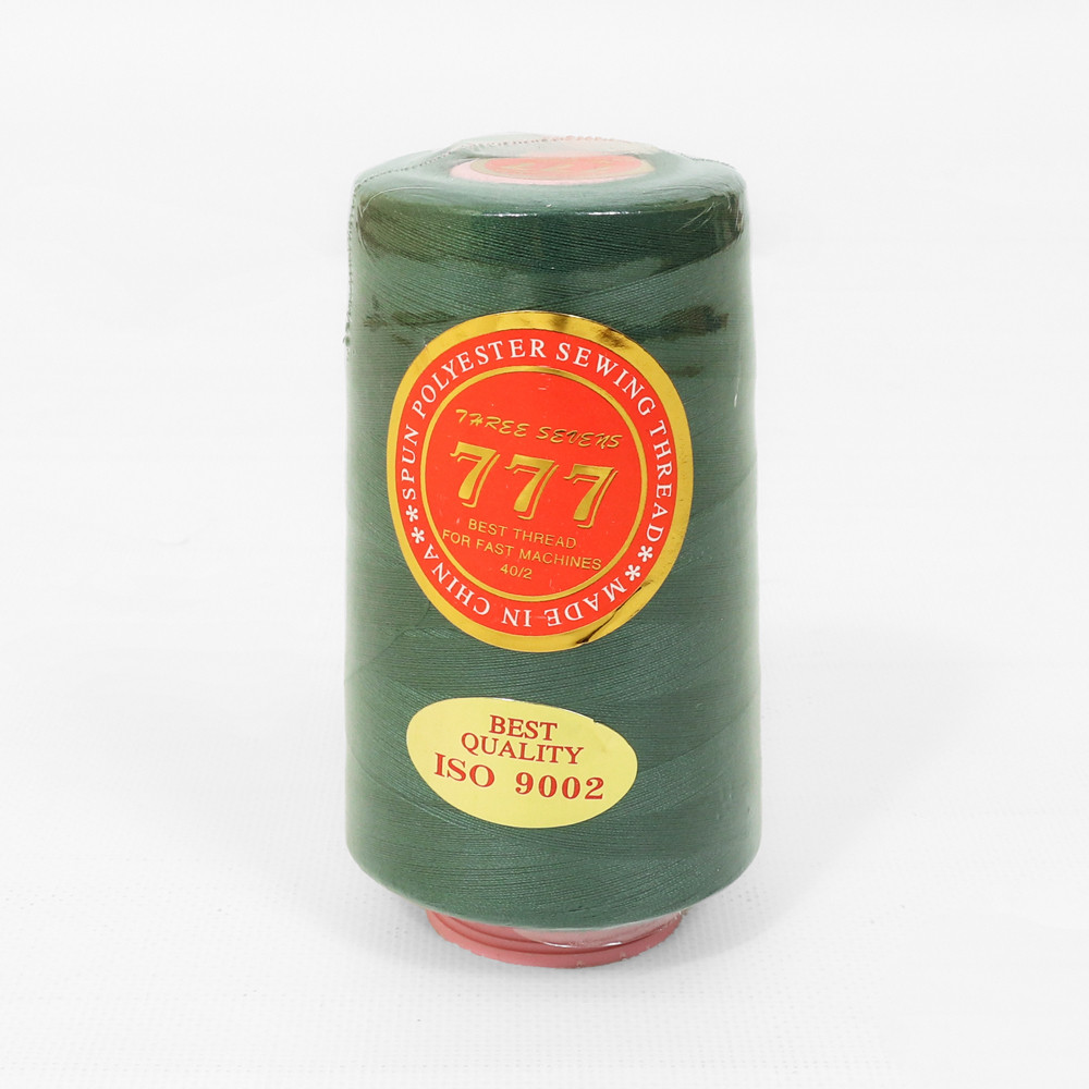 Нитки 777 40/2 086 тёмно-зелёный