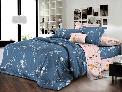 Тканина для постільної білизни Ранфорс R-1990 (A+B) - (60м+60м)