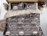 Семейный набор хлопкового постельного белья из Сатина №1005AB Черешенка™