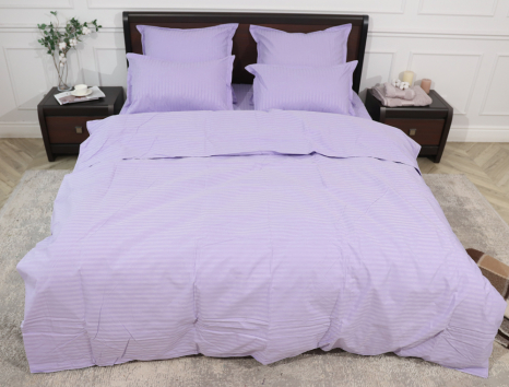 Евро макси набор постельного белья 200*230 из Страйп Сатина D-08