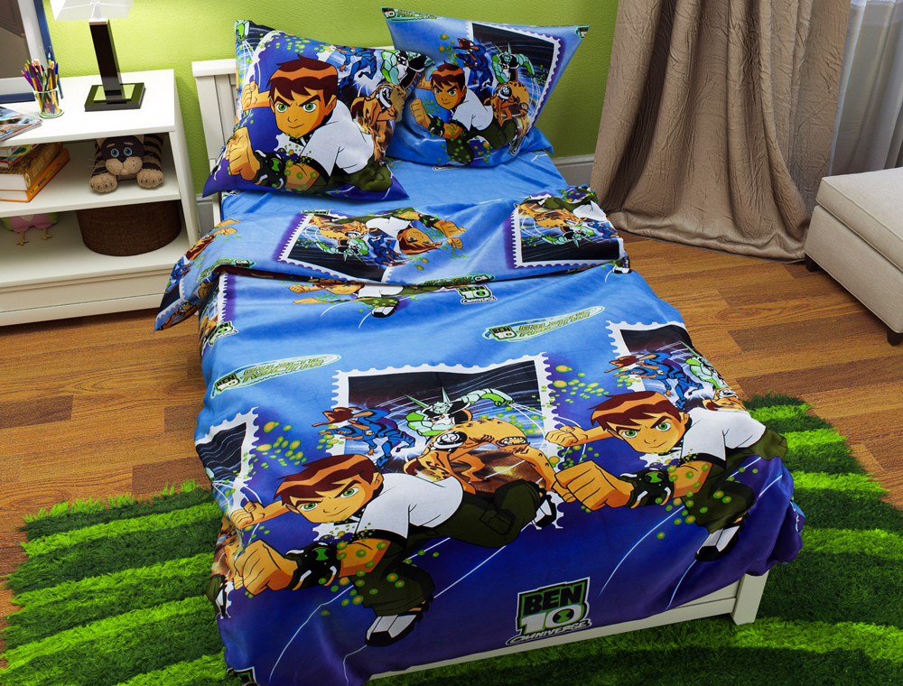 Полуторний набір постільної білизни 150*220 із Бязі "Gold" №164320 Черешенка™