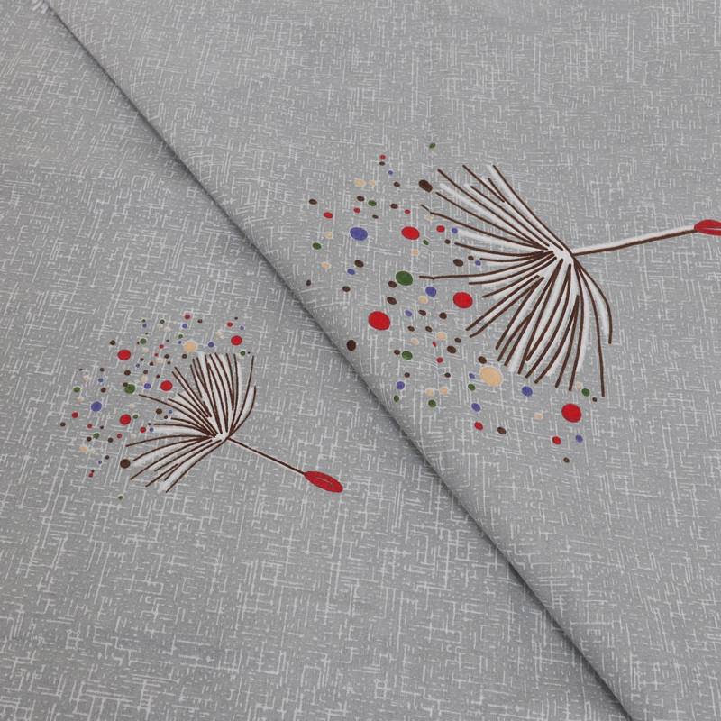 Тканина для постільної білизни Бязь "Gold" Lux GL1596grey