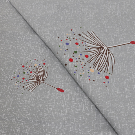 Тканина для постільної білизни Бязь "Gold" Lux GL1596grey