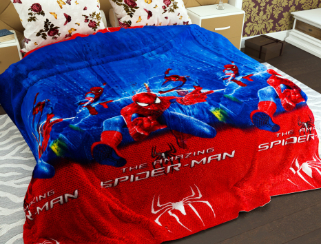 Полуторний флісовий плед №33661