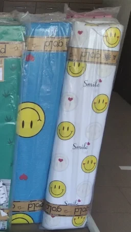 Тканина для постільної білизни Бязь "Gold" Lux "Посмішка" GL1363 (A+B) - (50м+50м)