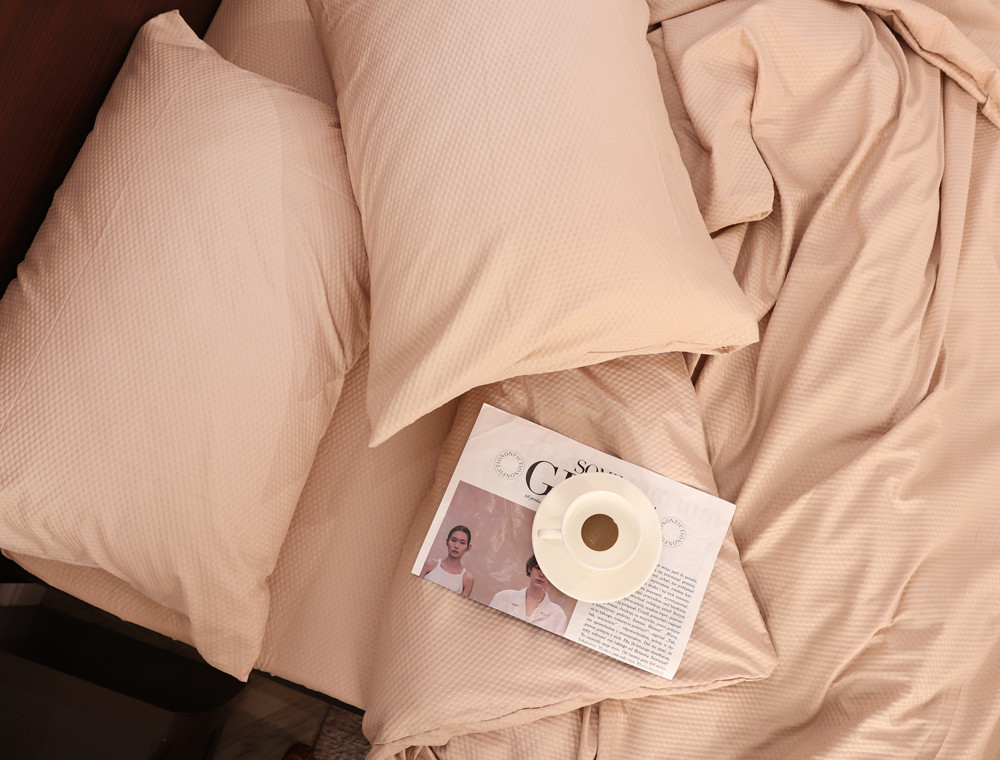 Двоспальний набір постільної білизни 180*220 з пресованої мікрофібри №200303 Черешенка™