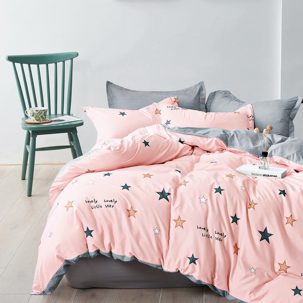 Ткань для постельного белья Бязь "Gold" Lux "Прекрасное маленькое пребывание" GL1623 (A+B) - (50м+50м)