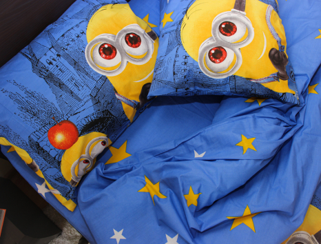 Дитячий комплект з Бязі "Gold" №16196 Черешенка™