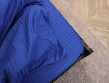 Сімейний набір постільної білизни зі Страйп Сатину №544030 KRISPOL™