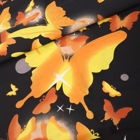 Ткань для постельного белья Бязь "Gold" Lux "Брызги шампанского" GL3873