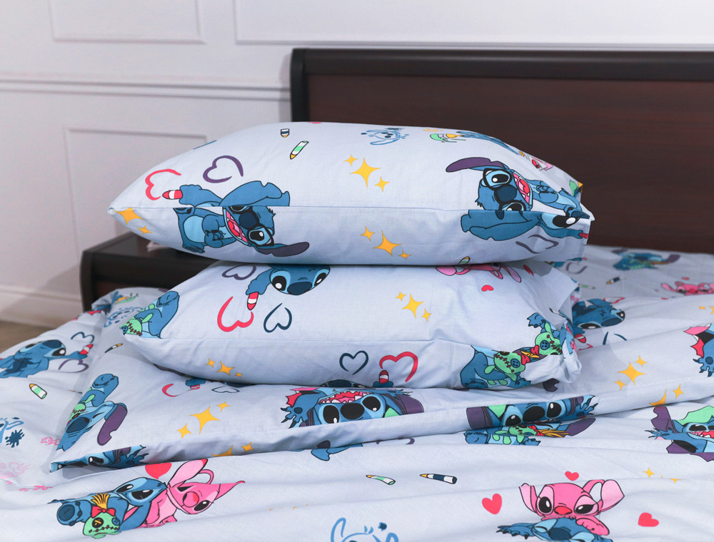 Полуторний набір постільної білизни 150*220 із Бязі "Gold" №1618211 Черешенька™