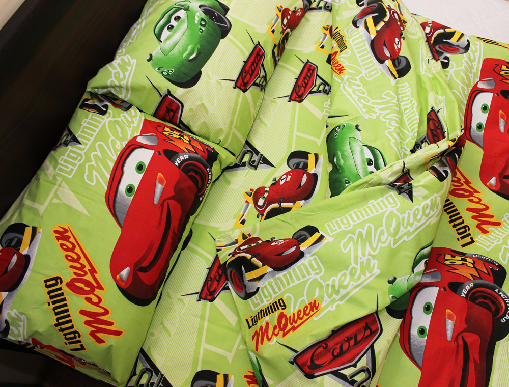 Полуторний набір постільної білизни 150*220 із Бязі "Gold" №16131 Черешенка™