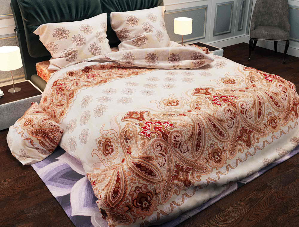 Тканина для постільної білизни Бязь "Gold" Lux GL759