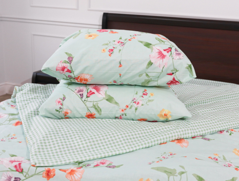 Семейный набор хлопкового постельного белья из Бязи "Gold" №153112АВ Черешенка™