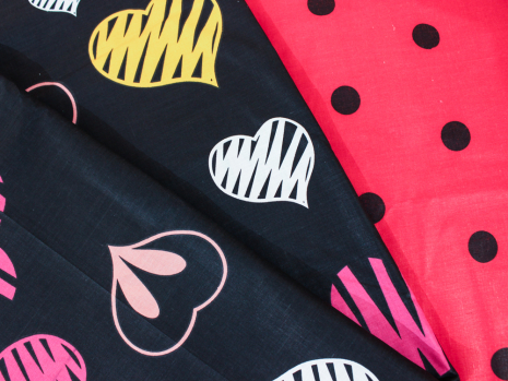 Полуторний набір постільної білизни 150*220 із Бязі "Gold" №157438AB Черешенка™