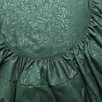 Простирадло на резинці (120*200*25) з гілочками на зеленому №5917