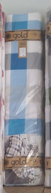 Ткань для постельного белья Бязь "Gold" Lux GL3667blue