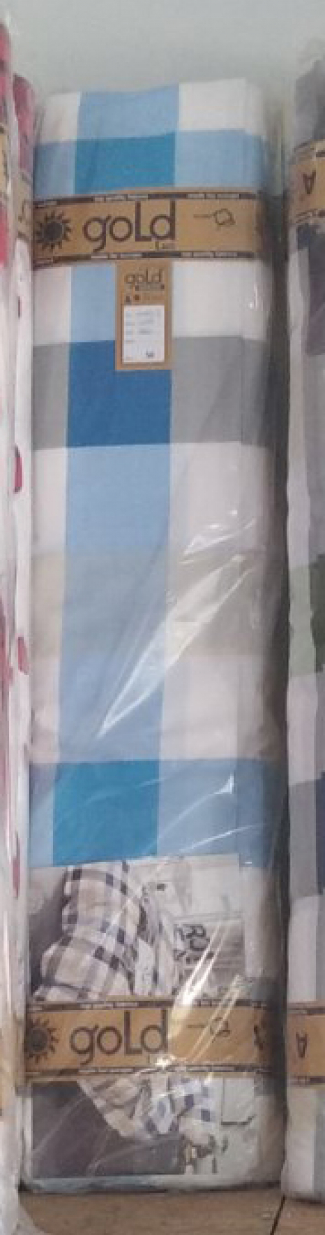 Ткань для постельного белья Бязь "Gold" Lux GL3667blue