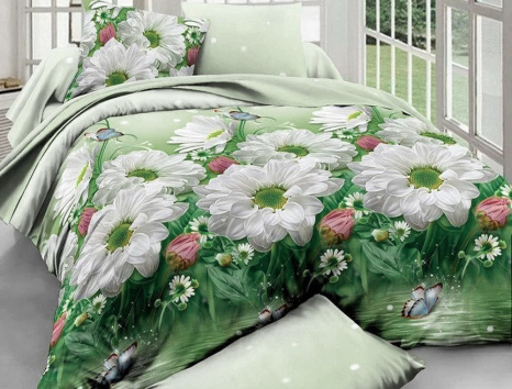 Семейный набор хлопкового постельного белья из Бязи "Gold" №156996 Черешенка™