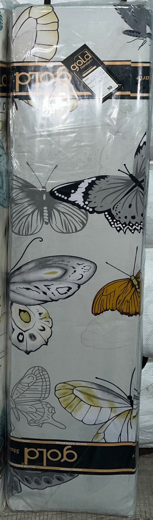 Тканина для постільної білизни Бязь "Gold" Lux GL17520grey