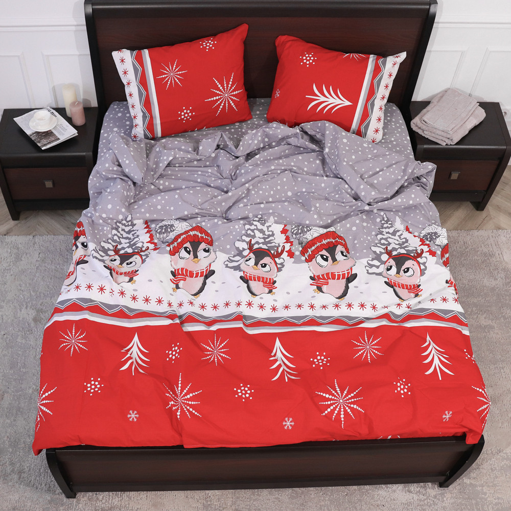 Двуспальный набор постельного белья 180*220 из Бязи "Gold" №157966 Черешенка™