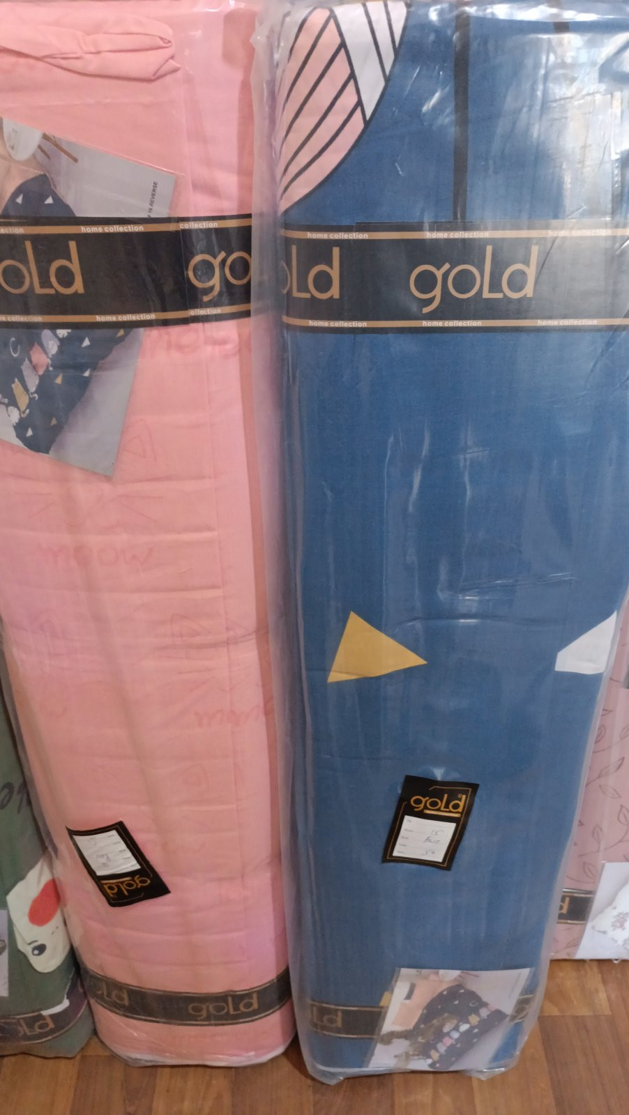 Ткань для постельного белья Бязь "Gold" Lux детская "Веселые коты" GLB240 (A+B) - (50м+50м)