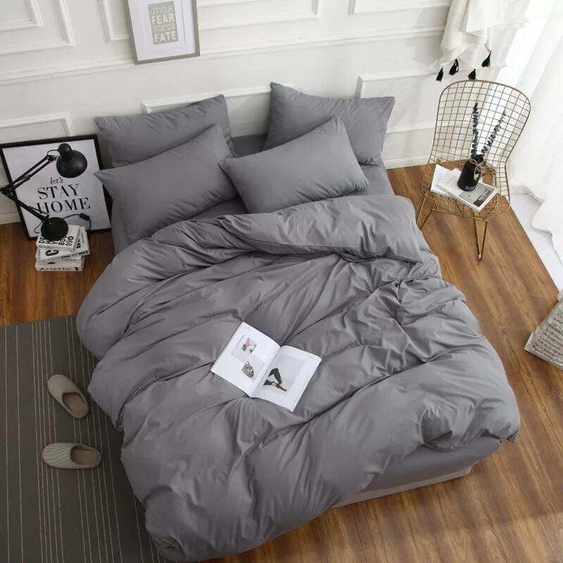 Полуторний набір постільної білизни 150*220 із Сатину №16-3850-ST Черешенка™