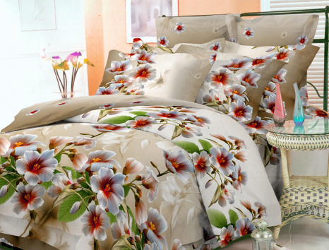 Євро-максі набір постільної білизни 200*220 із Бязі "Gold" №156901 Черешенка™