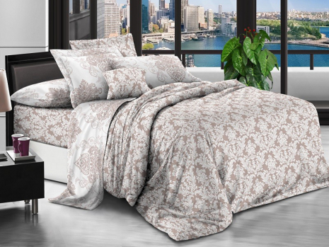 Евро макси набор постельного белья 200*220 из Ранфорса №183322AB Черешенка™