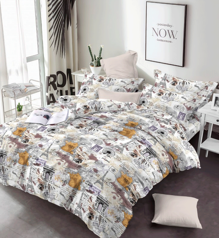 Ткань для постельного белья Бязь "Gold" Lux GL6351