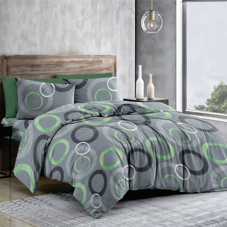 Тканина для постільної білизни Бязь "Gold" GL992Mint