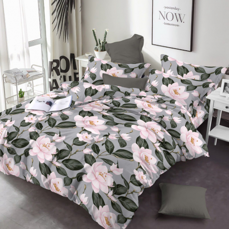 Тканина для постільної білизни Бязь "Gold" Lux GL36400grey