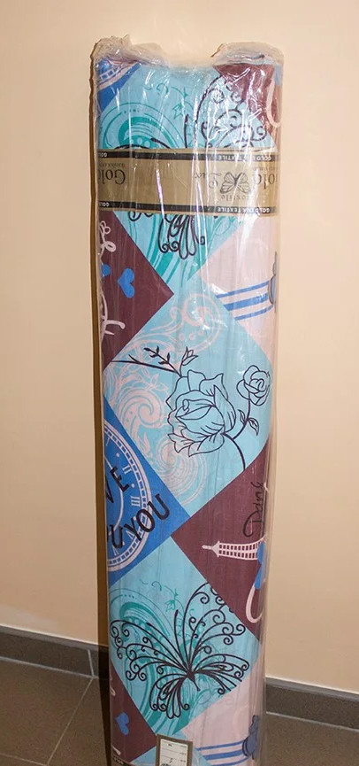 Ткань для постельного белья Бязь "Gold" Lux "Геометрический (текстовый) принт" GL1146