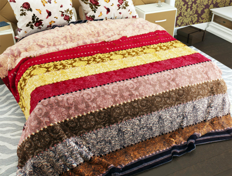 Двоспальний флісовий плед №33394