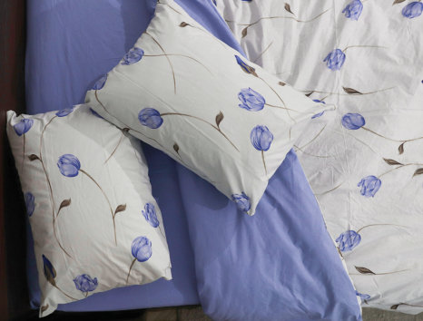 Семейный набор хлопкового постельного белья из Бязи "Gold" №151197АВ Черешенка™