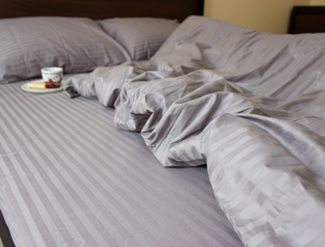 Сімейний набір постільної білизни зі Страйп Сатину №544210 KRISPOL™