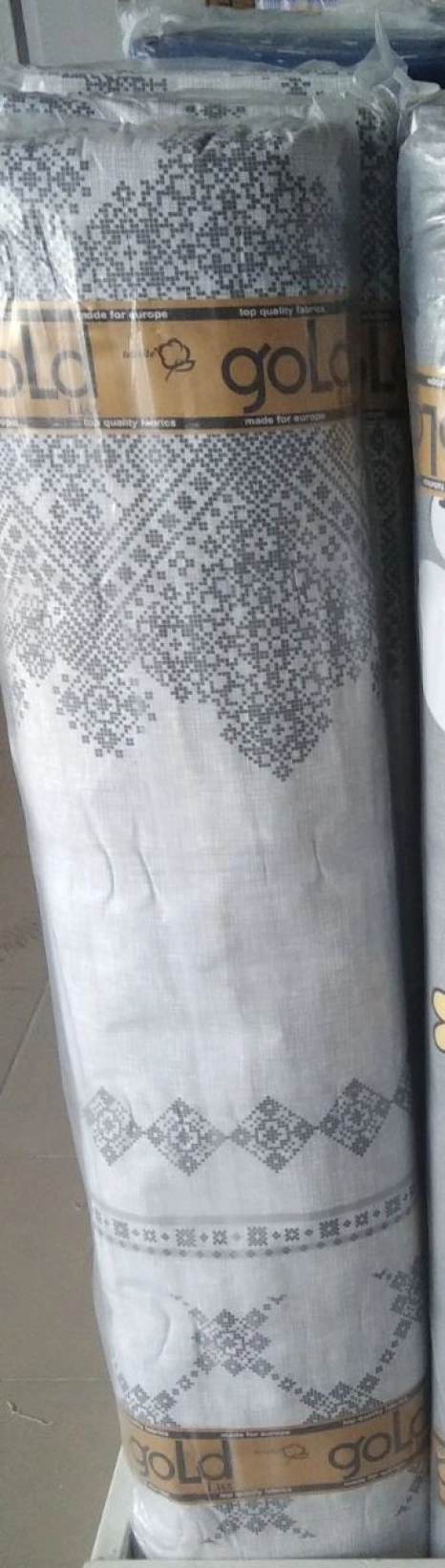 Тканина для постільної білизни Бязь "Gold" Lux GL3635grey