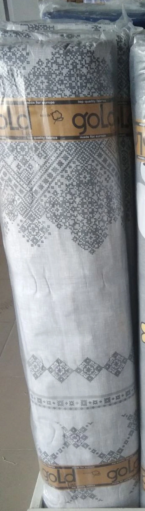 Тканина для постільної білизни Бязь "Gold" Lux GL3635grey
