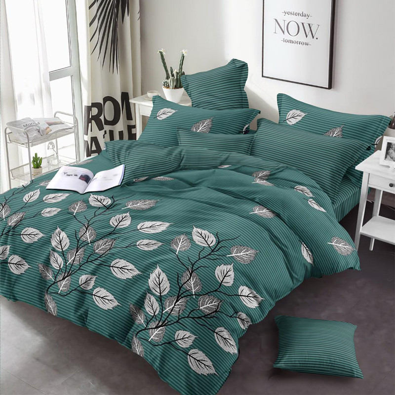 Ткань для постельного белья Бязь "Gold" Lux GL1858green (A+B) - (50м+50м)