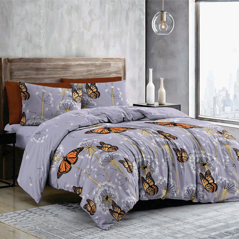 Ткань для постельного белья Бязь "Gold" Lux GL3554lilac