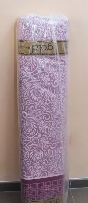 Тканина для постільної білизни Бязь "Gold" Lux "Абстрактний принт (фуксія)" GL755