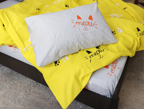 Сімейний набір постільної білизни із Бязі "Gold" №154154AB Черешенка™